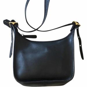 Vintage Coach Black Crossbody Leather Purse
